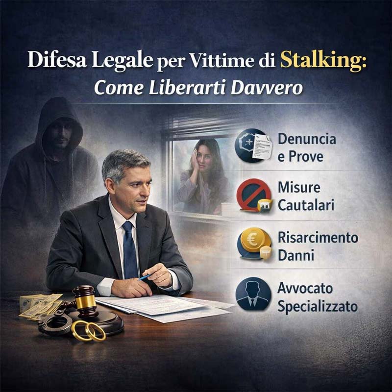 avvocato per stalking roma
